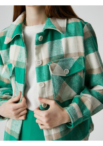 Oduncu Gömlek Ceket Uzun Kollu Düğmeli Cep Detaylı indirimleri