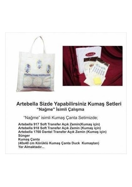 Siz De Yapabilirsiniz Kumaş Setleri 'nağme'