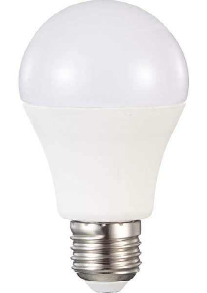- 10 Adet Led Ampul - 9W Led Ampul E27 - Beyaz Parlak Tasarruflu Led Ampul