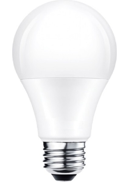 - 10 Adet Led Ampul - 9W Led Ampul E27 - Beyaz Parlak Tasarruflu Led Ampul