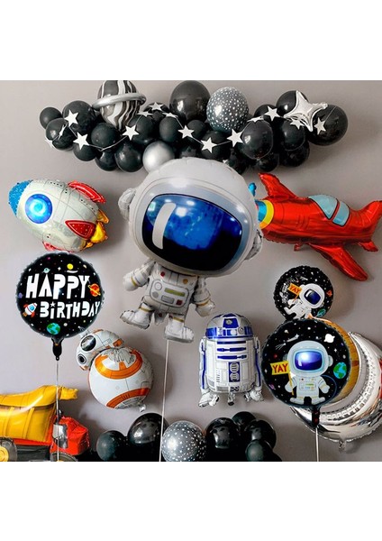 Uzay Roketi Büyük Boy Folyo Balon 60 cm Helyum Balon Uçan Balon fiyatları