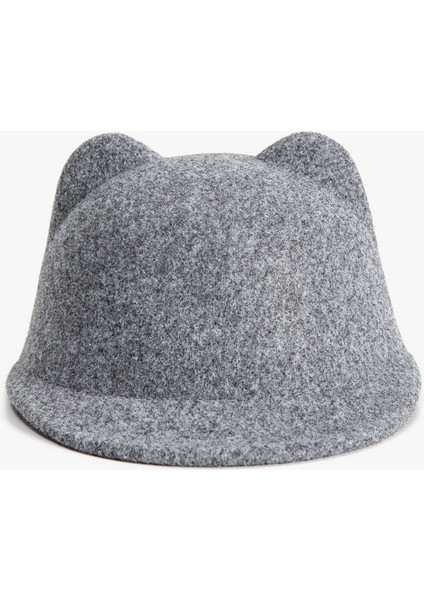 Fötr Şapka Kedi Kulaklı