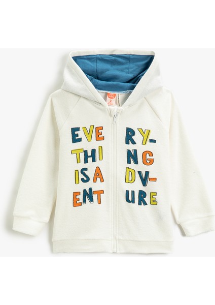 Erkek Bebek Sweatshirt Ekru 3SMB10004TK