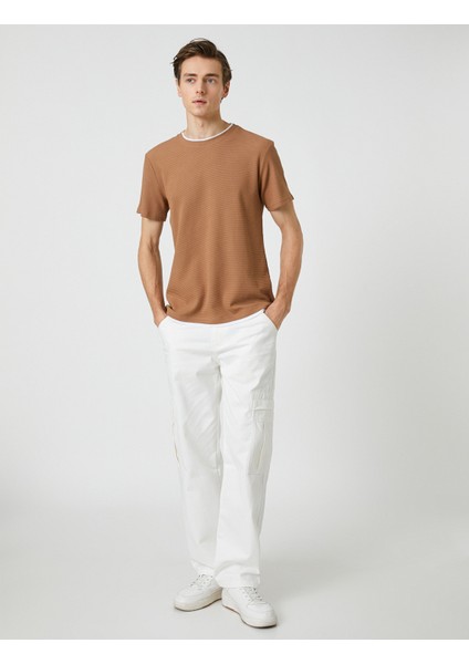 Basic Tişört Bisiklet Yaka Kısa Kollu fiyatları