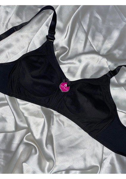 Kadın Büyük Beden C Cup Pamuklu Penye Toparlayıcı Sütyen