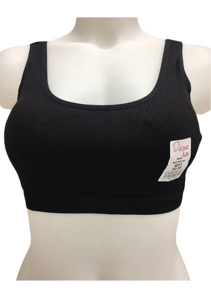 otantik tekstil Kadın Pamuklu Içi Pedli Toparlayıcı Toplayıcı Büyük Beden Ribana Kalın Askılı Sütyen Yarım fiyatları