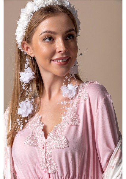 Pembe Sabahlıklı Hamile Lohusa Pijama Takımı indirimleri