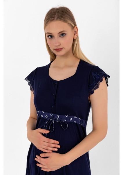 Lacivert Hamile Lohusa Pijama Takımı fiyatları