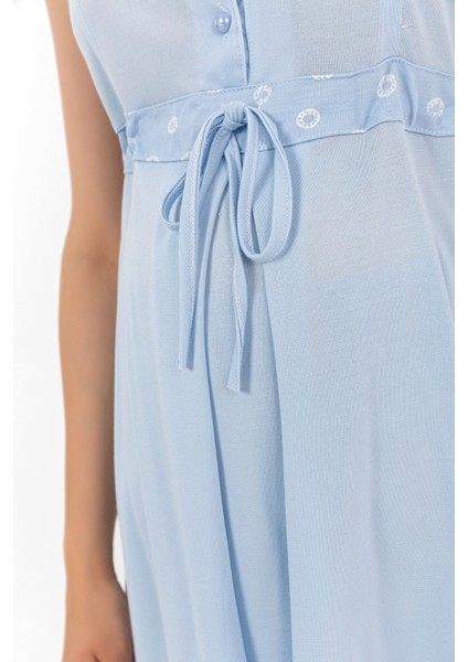 Mavi Hamile Lohusa Pijama Takımı indirimleri