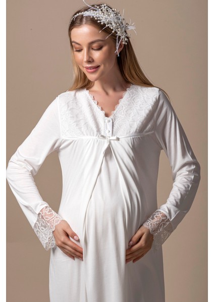 Dantelli Hamile Lohusa Gecelik indirimleri