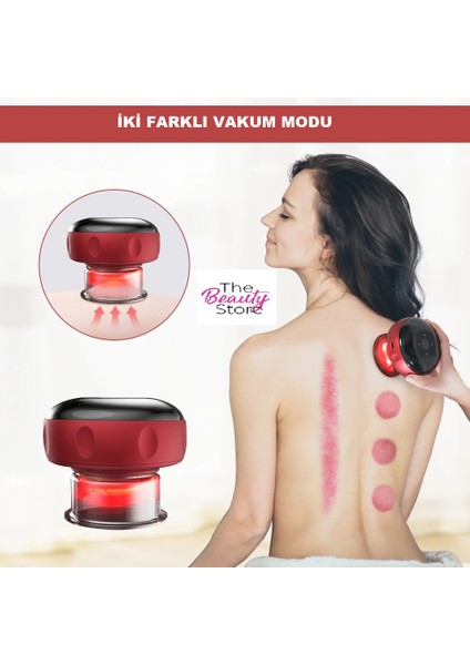 The Beauty Store Gua Sha Masaj Cihazı Kas Rahatlama Gevşetme Cilt Gerginlik Yorgunluk Giderme Cupping Vücut Bakım Aleti