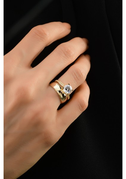 Twin Tektaş Alyans Altın Yüzük CGKYZK0063 fiyatları