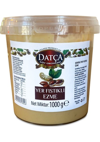 Datça Köy Ürünleri Yer Fıstığı Ezmesi 1000 gr