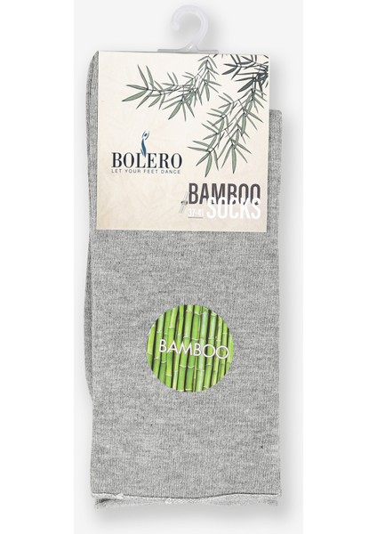Roll Top Lastiksiz Kadın Gri Bambu Soket Çorap modelleri