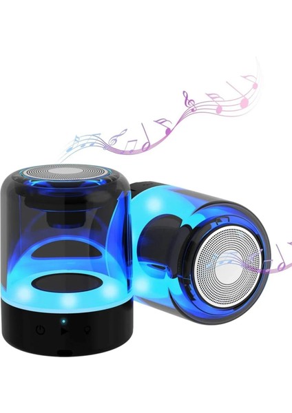 Yeni Nesil Rgb Işıklı Bluetooth Speaker F08 Ses Bombası Bluetooth Hoparlör