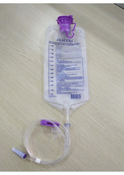 Enteral Beslenme Torbası Manuel Gravity Y Konnektörlü 1200 Ml ( 10adet )