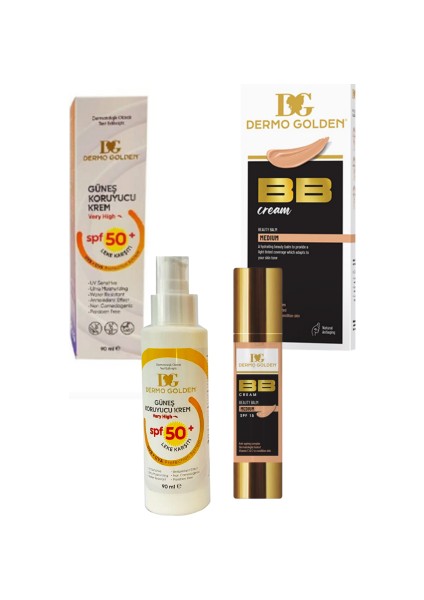 Ikili Paket Güneş Kremi+Bb Krem (L) 200+200 ml Alkolsüzdür.