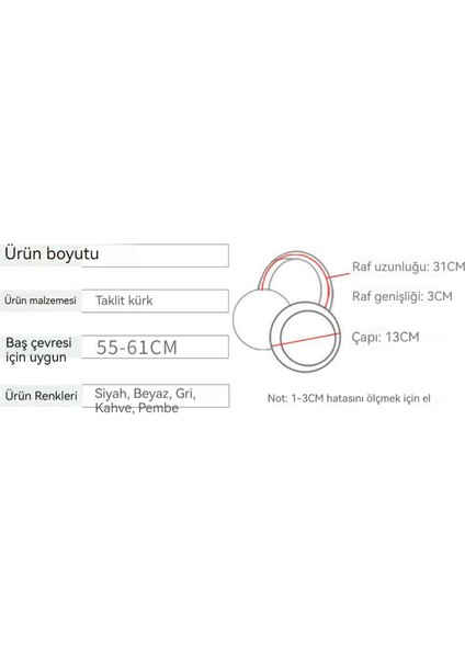 Katlanabilir Kadın Çocuk Kulak Kılıfı (Yurt Dışından)