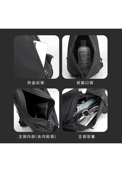 Erkek Omuz Çantası Çok Fonksiyonlu Su Geçirmez Çapraz Çantası (Yurt Dışından) fırsatları