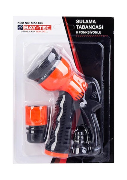 Sulama Tabancası 8 Fonksiyonlu 3 Pcs Mk-1484 3 Parça