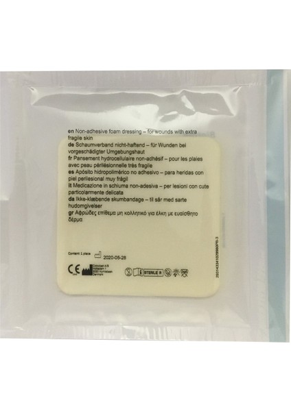 Biatain Non-Adhesive 10*10 Cm 4*4 In Ref:33410 (10 Adet