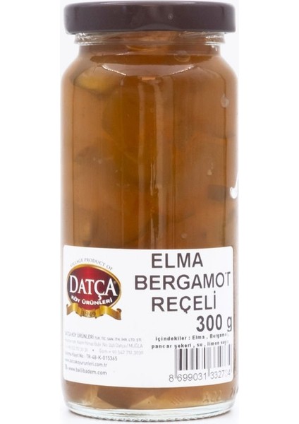 Elma & Bergamot Reçeli 300 gr