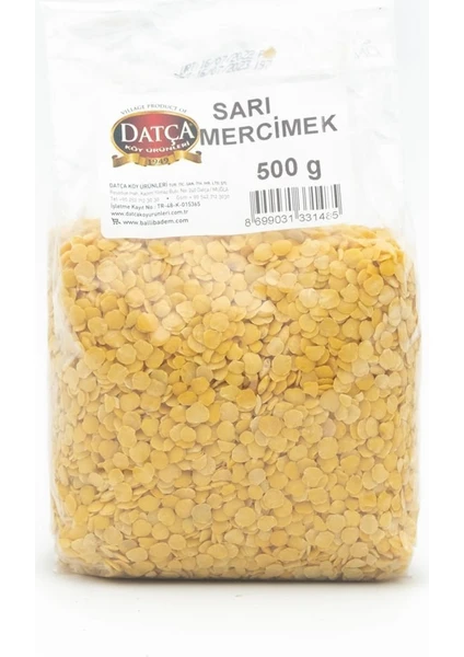 Datça Köy Ürünleri Sarı Mercimek 500 gr