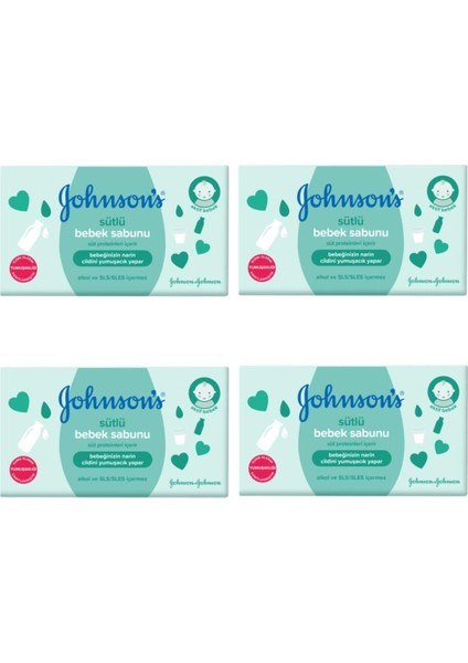 Johnson's Baby Johnson's Baby Sütlü Bebek Sabunu (3+1) 100 Gr