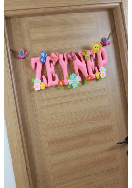 Zeynep Isimli Kız Bebek ve Hastane Odası Kapı Süsü