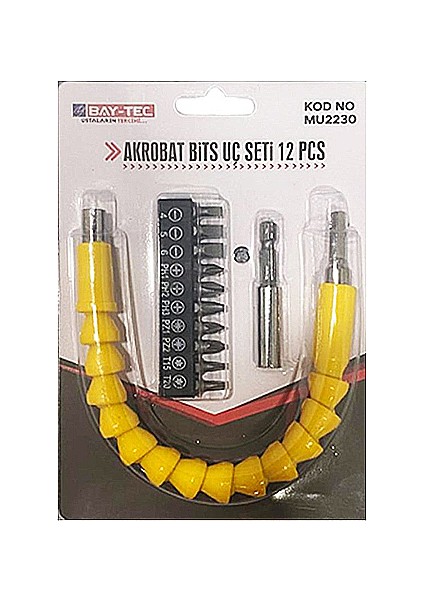 Akrobat Bits Uç Seti 12 Pcs MU-2230 12 Parça