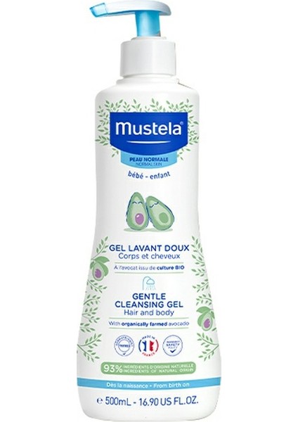 Gentle Cleansing Gel Yenidoğan Şampuanı 500 ml x 2 Adet