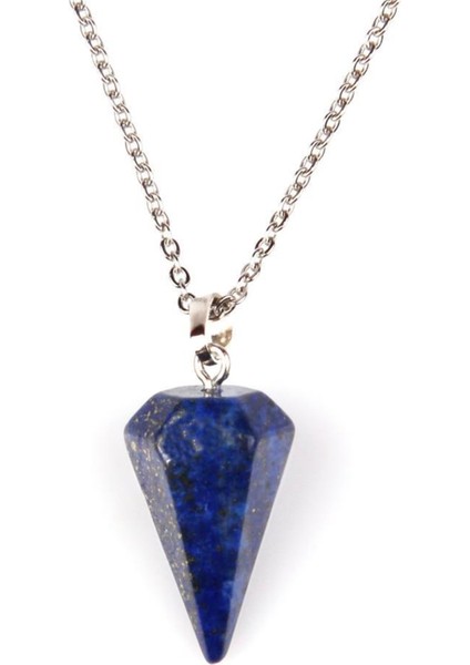 Lapis Lazuli Doğal Taş Pandül Kolye
