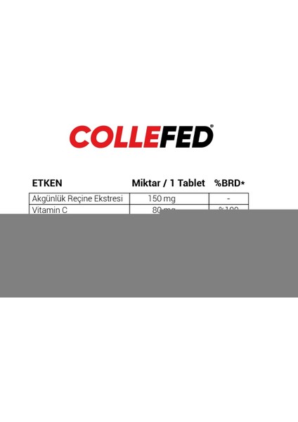 COLLEFED 30 TABLET fiyatları