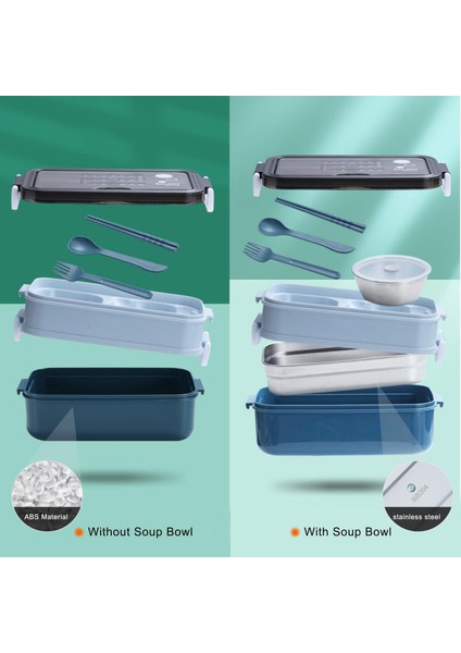 Bpa Içermeyen Bento Kutusu Sızdır Yok Etkin Öğle Yemeği Kutu Müzikli Çorba Kasesi ile Mikrodalga(Yurt Dışından) modelleri