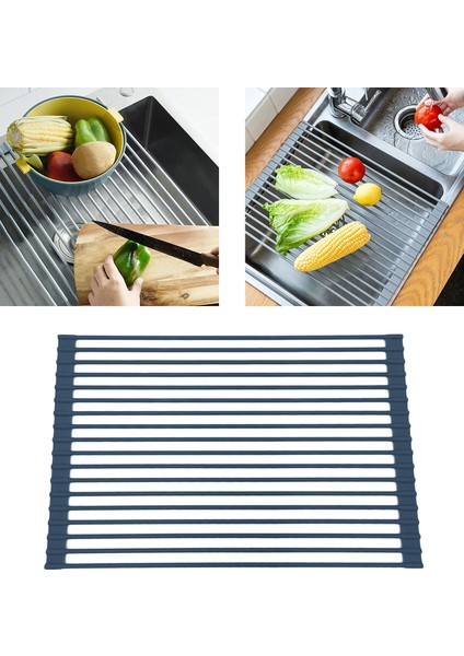 Mutfak Roll Up Lavabo Kurutma Rafı Lavabo Katlanabilir Bulaşık Kurutma Rafı M(Yurt Dışından) indirimleri