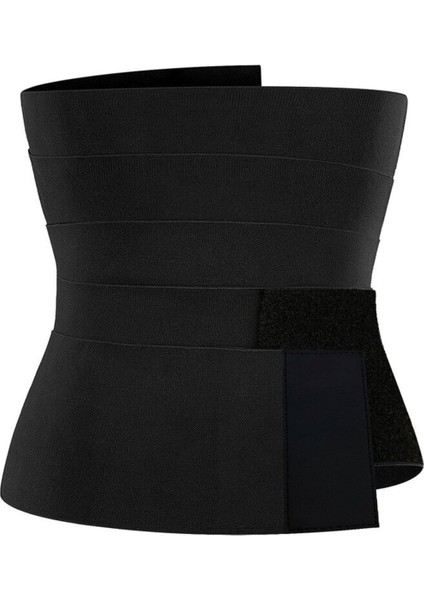 Tummy Wrap Bel Inceltici Yağ Yakici Sıkılaştırıcı 4 mt Kum Saati Bel Korsesi Tummy Wrap Waist Trainer fırsatları
