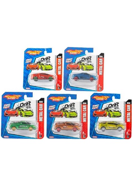 Speed Racer Tekli Metal Araba - Sarı
