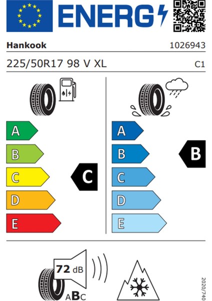 225/50 R17 98V Xl H750 Kinergy 4S 2 Dört Mevsim Oto Lastiği ( Üretim Yılı: 2023 ) fırsatları