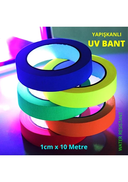 MSO Teknoloji Gece Kulübü Disko Oto Parti Süsleme Yapışkanlı Pvc Uv Bant