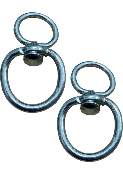 8 mm Galvanizli 2 Adet Fırdöndü - Dönerge Fırdöndü 8 mm - 2 Adet