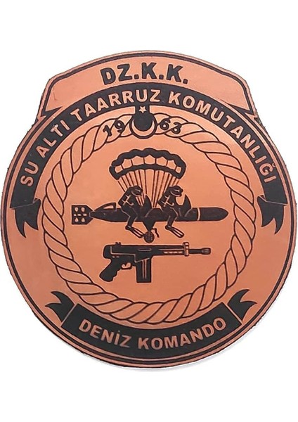 Sat (Su Altı Taarruz) Deri Peç- Arma - Patch