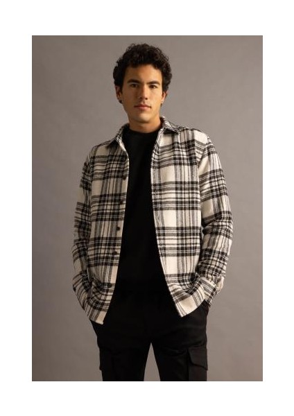 Modern Fit Polo Yaka Uzun Kollu Gömlek Z5183AZ23SP