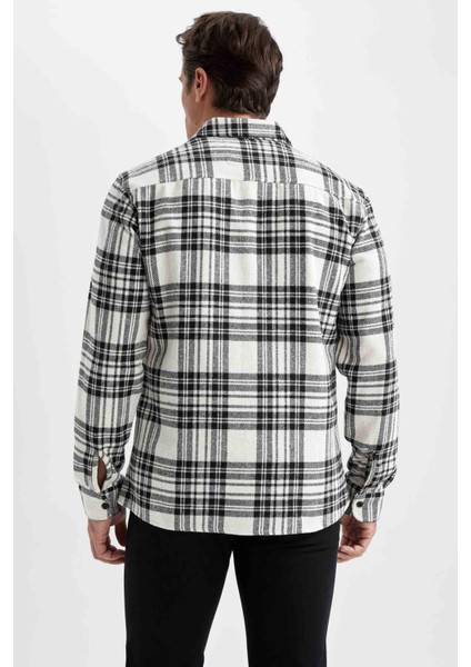 Modern Fit Polo Yaka Uzun Kollu Gömlek Z5183AZ23SP