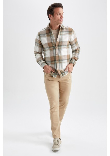 Regular Fit Polo Yaka Uzun Kollu Gömlek Z5181AZ23SP