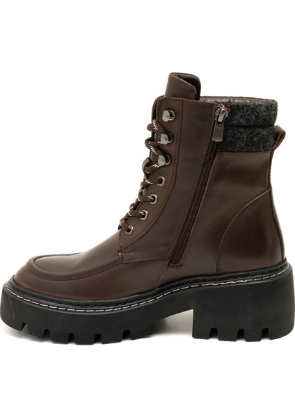 Alona Kahve Kadın Deri Bot fırsatları