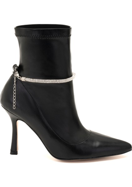 Stem Siyah Kadın Topuklu Stretch Bot modelleri