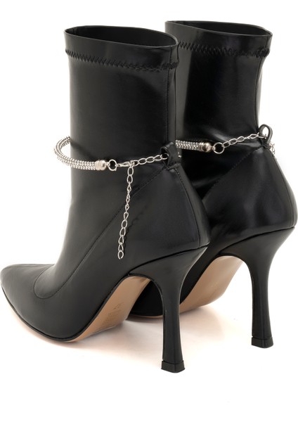 Stem Siyah Kadın Topuklu Stretch Bot indirimleri