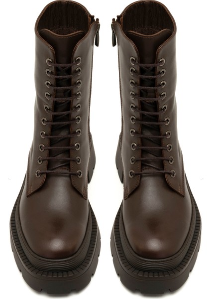 Adalina Kahve Kadın Deri Bot fiyatları