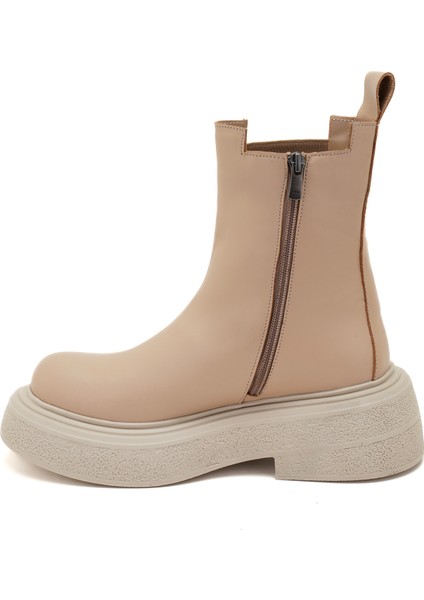 Brissa Krem Kadın Deri Chelsea Bot fırsatları