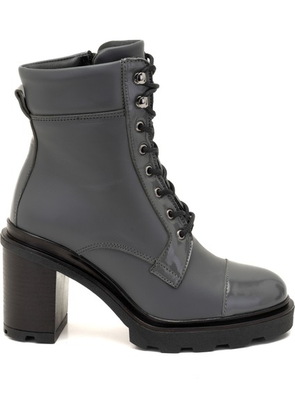 Abran Antrasit Kadın Deri Bot modelleri